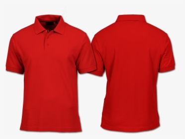 Polo Shirt - Red Polo Shirt Mockup, HD Png Download - kindpng