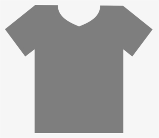 T-shirt, Gray, Blank, Clothes, Fashion, Shirt, Template - เสื้อ เปล่า สี เทา, HD Png Download, Free Download