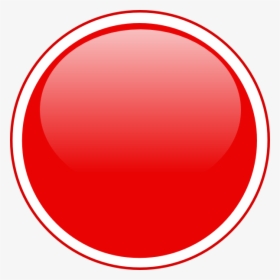 Red Button Icon Png - Notification Red Icon Circle, Transparent Png, Free Download