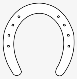 Horse, Shoe, Horseshoe, Single, Luck - Horse Shoe Outline, HD Png Download, Free Download
