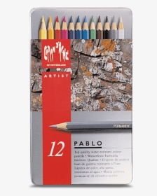 Caran D Ache Pablo Color Pencils Set, HD Png Download, Free Download