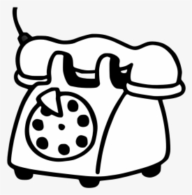 Telephone Clipart White Png - Atender Um Cliente Por Telefone, Transparent Png, Free Download