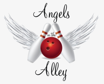 Rsz Angels In Alley Logo Cmyk Ol - Bowling Angels, HD Png Download, Free Download