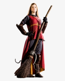 Harry Potter Wiki - Harry Potter Quidditch Ginny, HD Png Download, Free Download