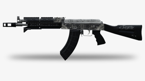 Transparent First Person Gun Png - Ak 762 Rifle Pancho Villa Payday 2, Png Download, Free Download