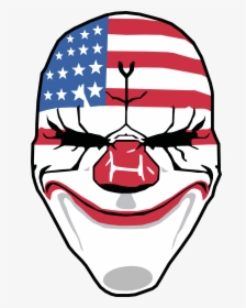 Payday 2 Mask Drawing, HD Png Download, Free Download