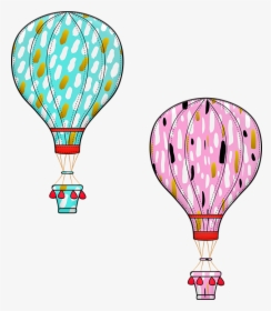 Hot Air Balloons, Mink And Pink, Balloon Riding - Hot Air Balloon, HD Png Download, Free Download