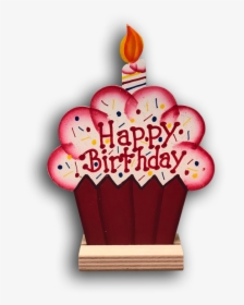 Birthday Cupcake Mini - Red Cupcake Birthday Png, Transparent Png, Free Download