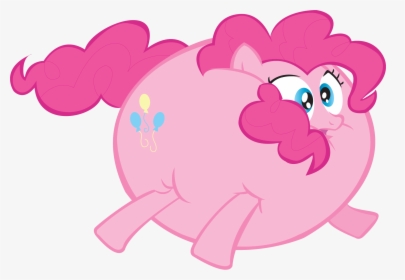 Pink Balloon Png Transparent Background - My Little Pony Pinkie Pie Fat, Png Download, Free Download