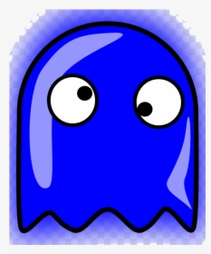 Pacman Ghost Ms Pac-man The New Adventures Ghosts Clip - Pac Man Blue Ghost, HD Png Download, Free Download