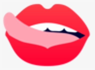 Tongue Lip Emoji Transparent, HD Png Download, Free Download