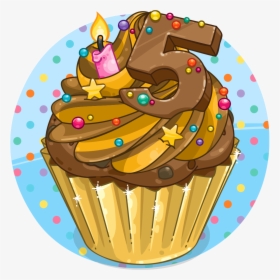 Super Birthday Cupcake - Cupcake, HD Png Download, Free Download