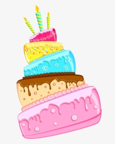 Birthday Cake Hd Sticker Png, Transparent Png, Free Download
