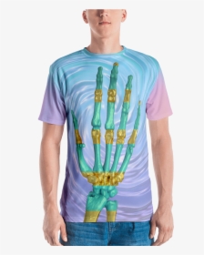 Skeleton Hand Deluxe T-shirt - Lord Hanuman T Shirts, HD Png Download, Free Download
