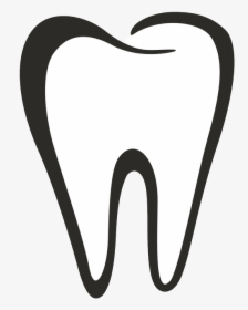 Toothbrush Dentistry Clip Art - Transparent Background Tooth Outline, HD Png Download, Free Download