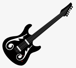 Guitar Clip Art At Vector Royalty Free Transparent - Guitar Cliparts, HD Png Download, Free Download