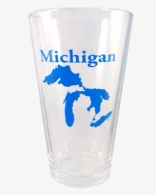 Great Lakes Outline Pint Glass - Great Lakes, HD Png Download, Free Download