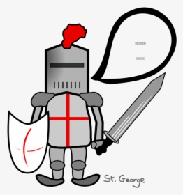 St George And The Dragon Clipart, Vector Clip Art Online, - Saint George And The Dragon Clipart, HD Png Download, Free Download