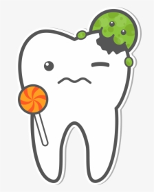Tooth Decay Cartoon Dentistry Vector Teeth And - Tooth Cartoon Png, Transparent Png, Free Download