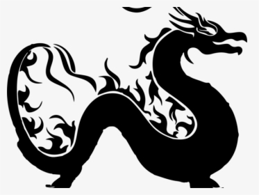 Transparent Dragon Clipart Png - Chinese Dragon Silhouette Png, Png Download, Free Download