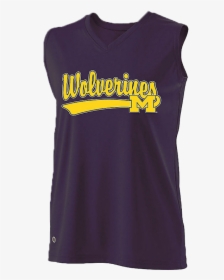 Holloway Michigan Wolverines Curve Ladies Jersey - Active Tank, HD Png Download, Free Download