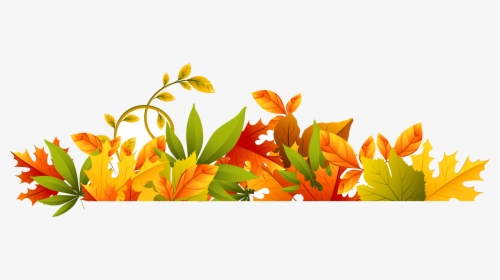 Fall Border Thanksgiving Clipart Free Best Transparent - Transparent Background Fall Clipart, HD Png Download, Free Download