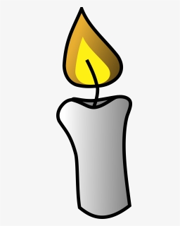 Flame Candle Clip Art - Vela Clipart, HD Png Download, Free Download