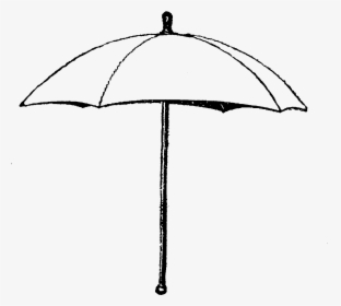 Printable Parasol Umbrella Clipart Black And White, HD Png Download, Free Download