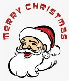 Transparent Santa Head Png - Santa Claus Merry Christmas Png, Png Download, Free Download
