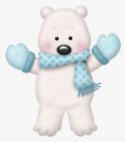 Bear - Winter Polar Bear Clip Art, HD Png Download, Free Download