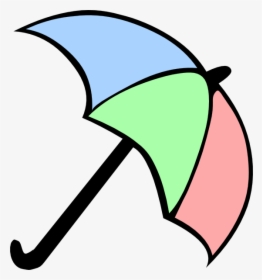 Colorful Cartoon Umbrella Svg Clip Arts - Umbrella Clipart Cartoon, HD Png Download, Free Download