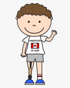 Terry Fox Clipart - Terry Fox Drawing Easy, HD Png Download, Free Download