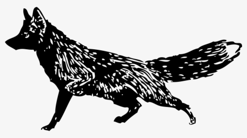 Black Fox Clipart, HD Png Download, Free Download