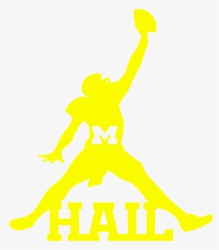 Michigan Logo Jumpman - Graphic Design, HD Png Download, Free Download