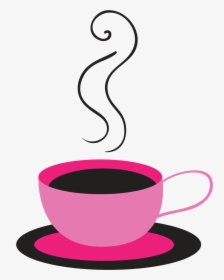Pink Coffee Cup Clipart - Paris Clipart, HD Png Download, Free Download