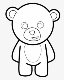 Teddy Bear Clipart Angry - Teddy Bear Outline Png, Transparent Png, Free Download
