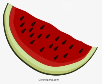 Watermelon Piece Clipart Icon - Watermelon, HD Png Download, Free Download