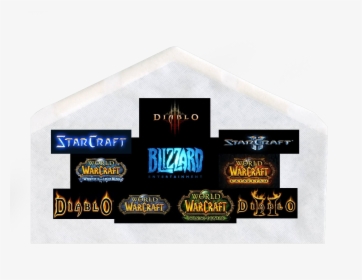 Blizzard Logo Collage - Led Display, HD Png Download, Free Download