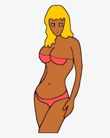 Bikini Beach Girl - Bikini Girl Clip Art, HD Png Download, Free Download