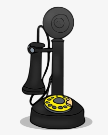 Old Phone Communication Retro - Retro Phones With Clip Art, HD Png Download, Free Download