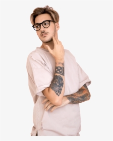 People - Young Man With Tattoo, HD Png Download, Free Download