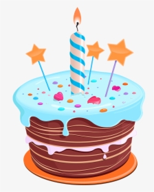 First Birthday Cake Png Clipart , Png Download - Happy Birthday Cake Clip Art, Transparent Png, Free Download