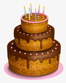 Clip Art Birthday Cake Images Free Download, HD Png Download, Free Download