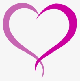 Girly Heart In Pinks - Girly Pink Heart, HD Png Download, Free Download