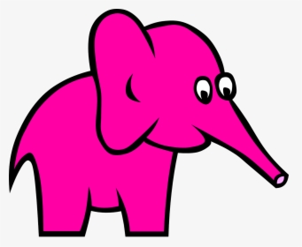 Animated Elephant Black And White, HD Png Download, Free Download
