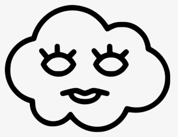 Cloud Girly Makeup - Smiley Face Svg, HD Png Download, Free Download