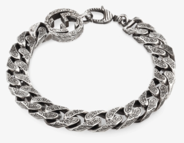 Gucci Silver Bracelet Mens, HD Png Download, Free Download