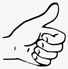 Thumbs Up Clip Art Drawing - Thumbs Up Hand Clipart, HD Png Download, Free Download