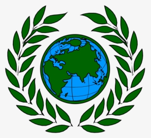 New Age United Nations Logo By Oo87adam - Leaf Crown Png, Transparent Png, Free Download