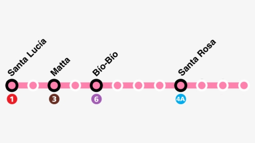 Mapa Línea 9 Metro De Santiago - Circle, HD Png Download, Free Download